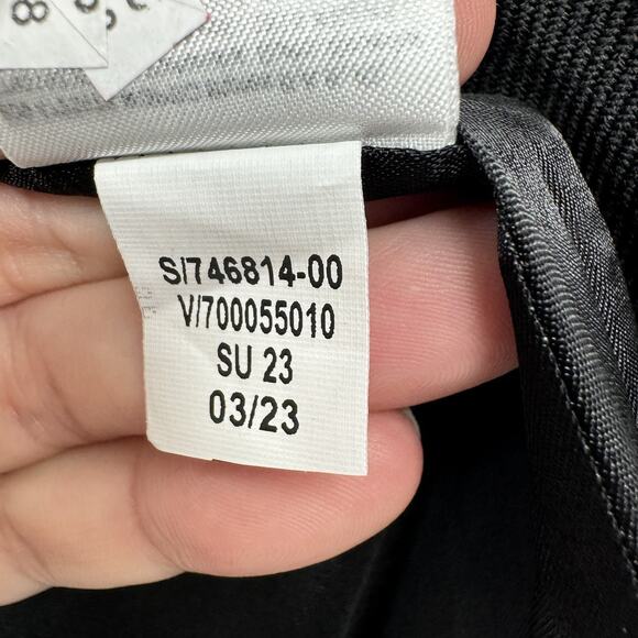 Banana Republic Sculpted Fit Italian Wool Blazer Sz 16L Tall Black Corporate - Picture 10 of 16